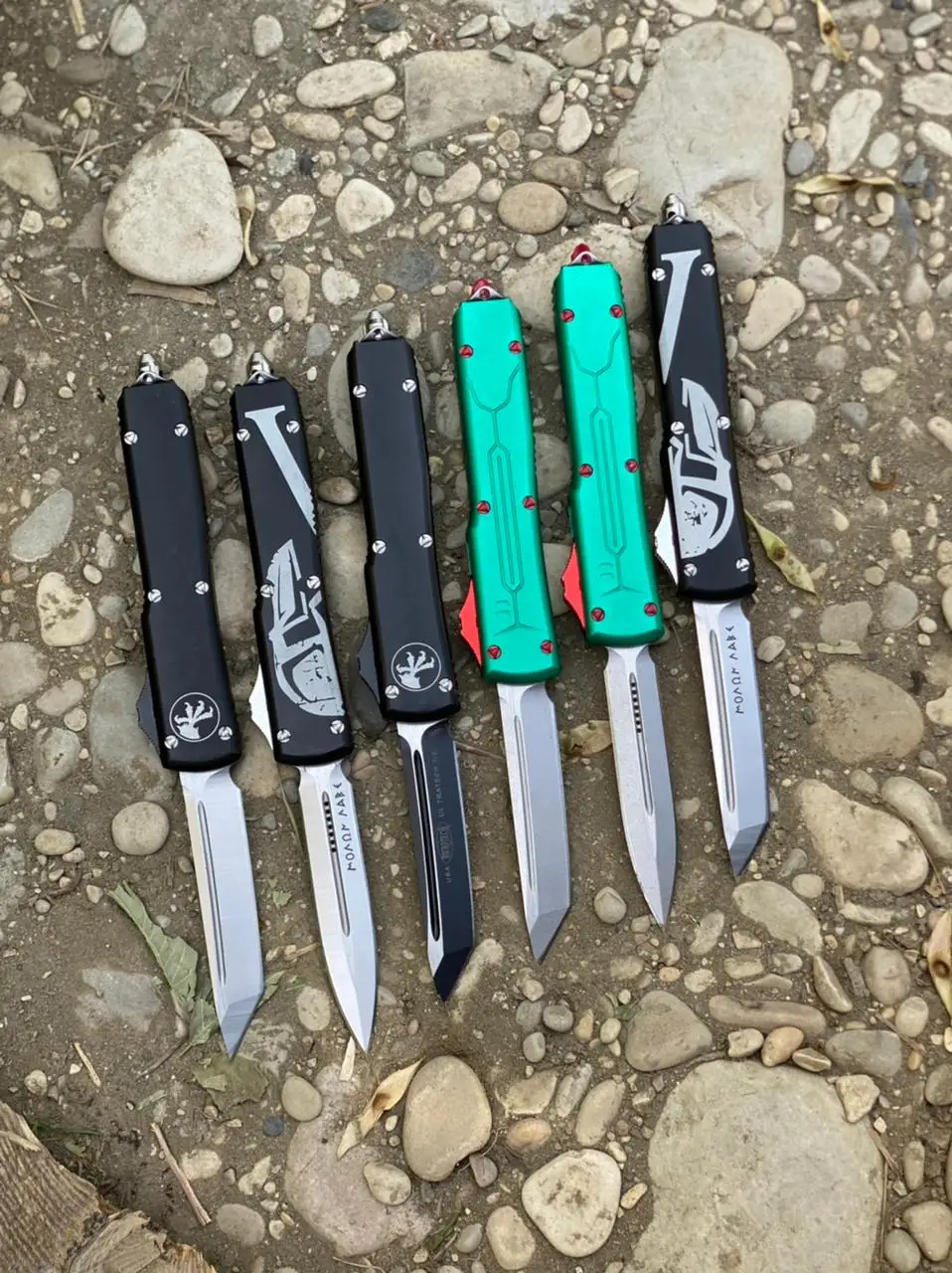 Нож Microtech фронтально выкидной из стали D2 | Инструменты