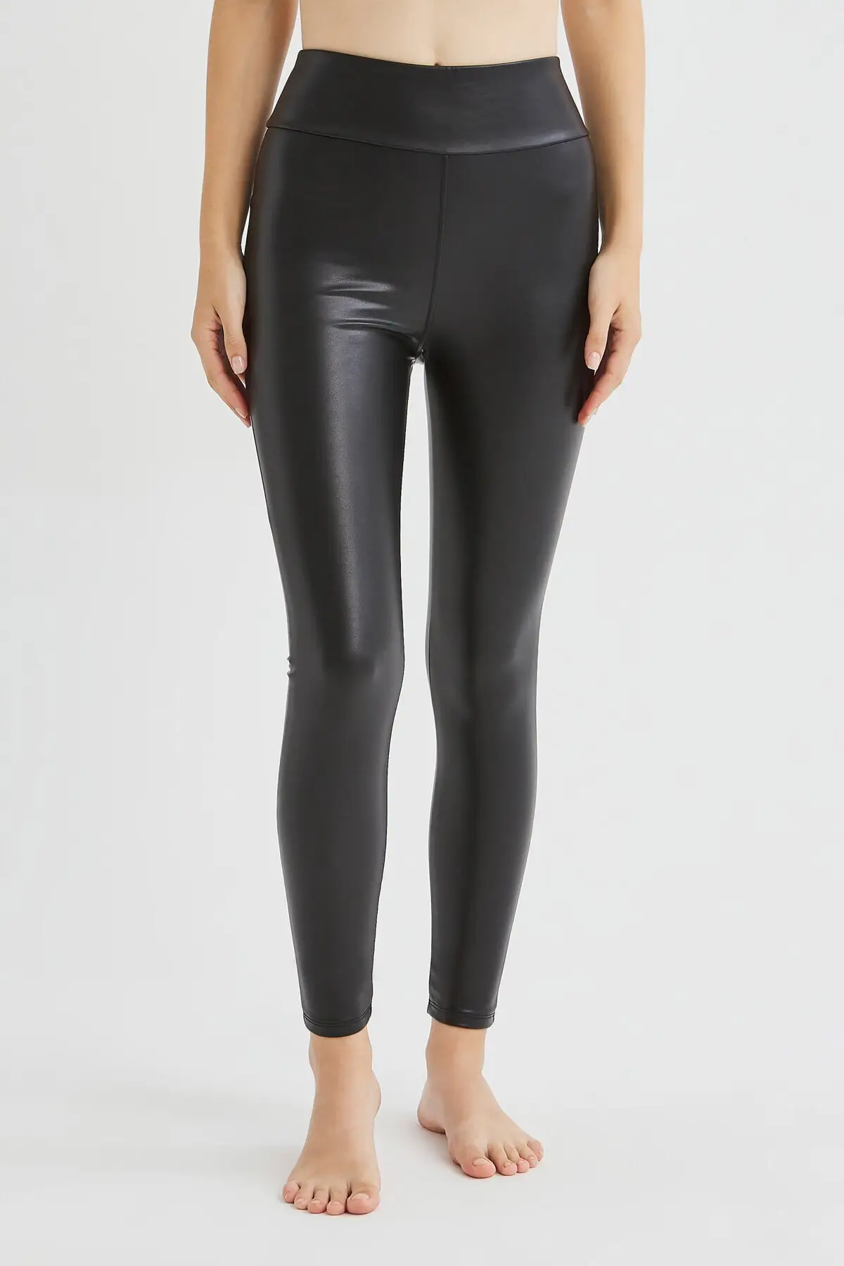 women's normal waist gathering shiny leggings, lined winter leggings, yoga pants, winter warm clothing, fitness products