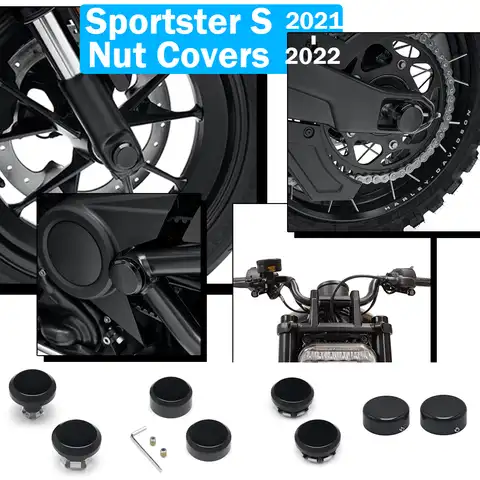 Аксессуары для Sportster S, комплекты чехлов для гаек, передние зеркальные Чехлы для верхних стволов вилки для Sportster S 1250 RH1250 S