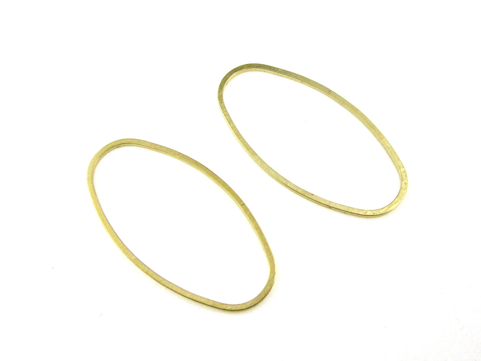 Латунные очаровательные серьги Овальный Круглый Brass connect 29 8x15 5x1mm латунная