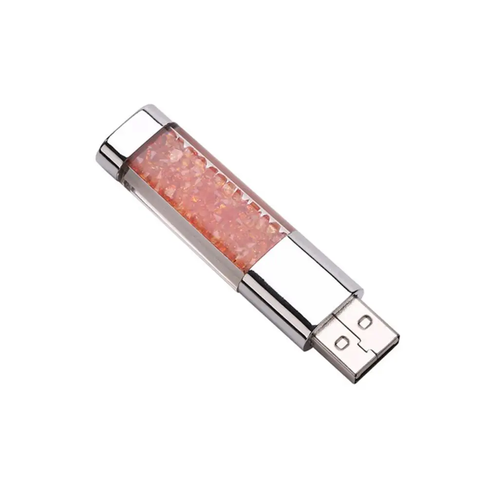 Pen drive Diamond Crystal USB Flash DriveMetal Pendrive 4G 8G 16G 32GB 64GB128G G Card Drive Memory Stick U Disk | Компьютеры и офис