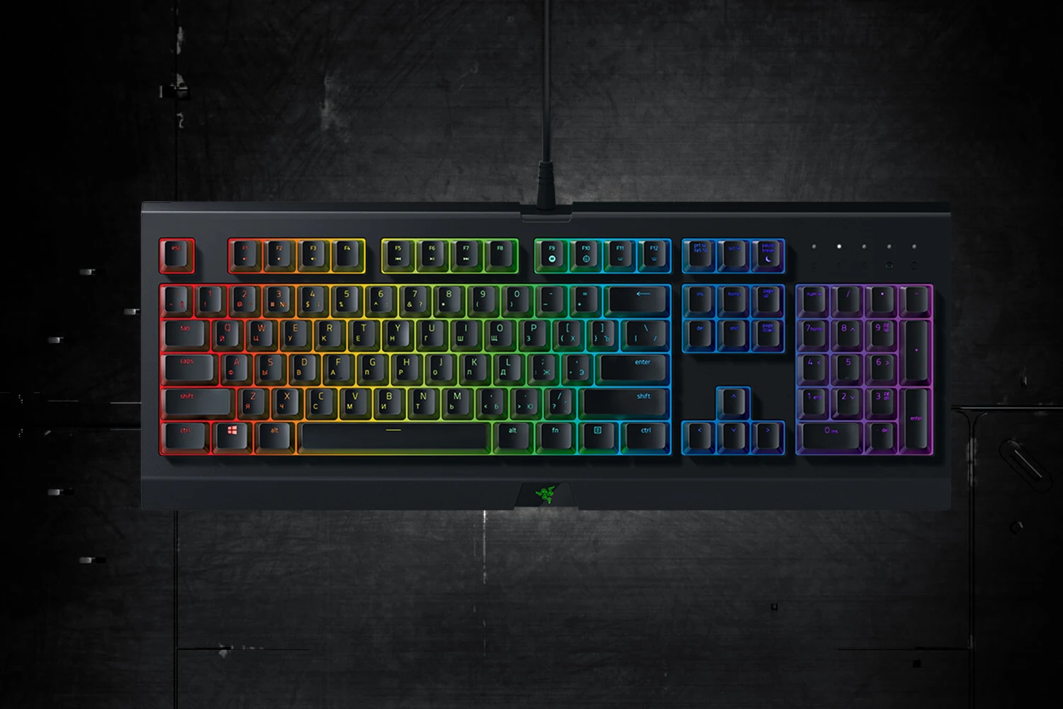 Gaming Keyboard Razer cynosa chroma black Chroma keyboard membrane | Keyboards