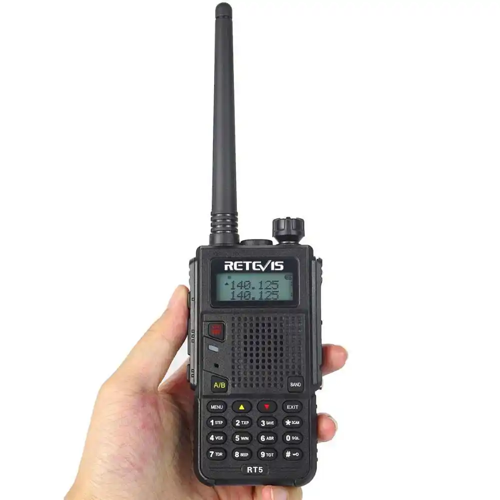 Радиостанция Retevis RT5 до 10 км. (128 кан/136 174 и 400 520/ модель 2017г) дисплей голосовая