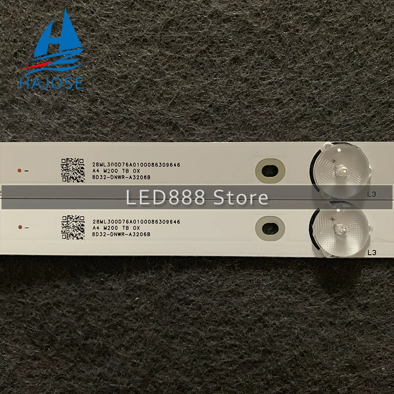 Новый 30 шт./лот 6LED светодиодная подсветка для 32 дюйма JL.D32061330-081AS-M E348124 MS-L1343 L2202 L1074 V2