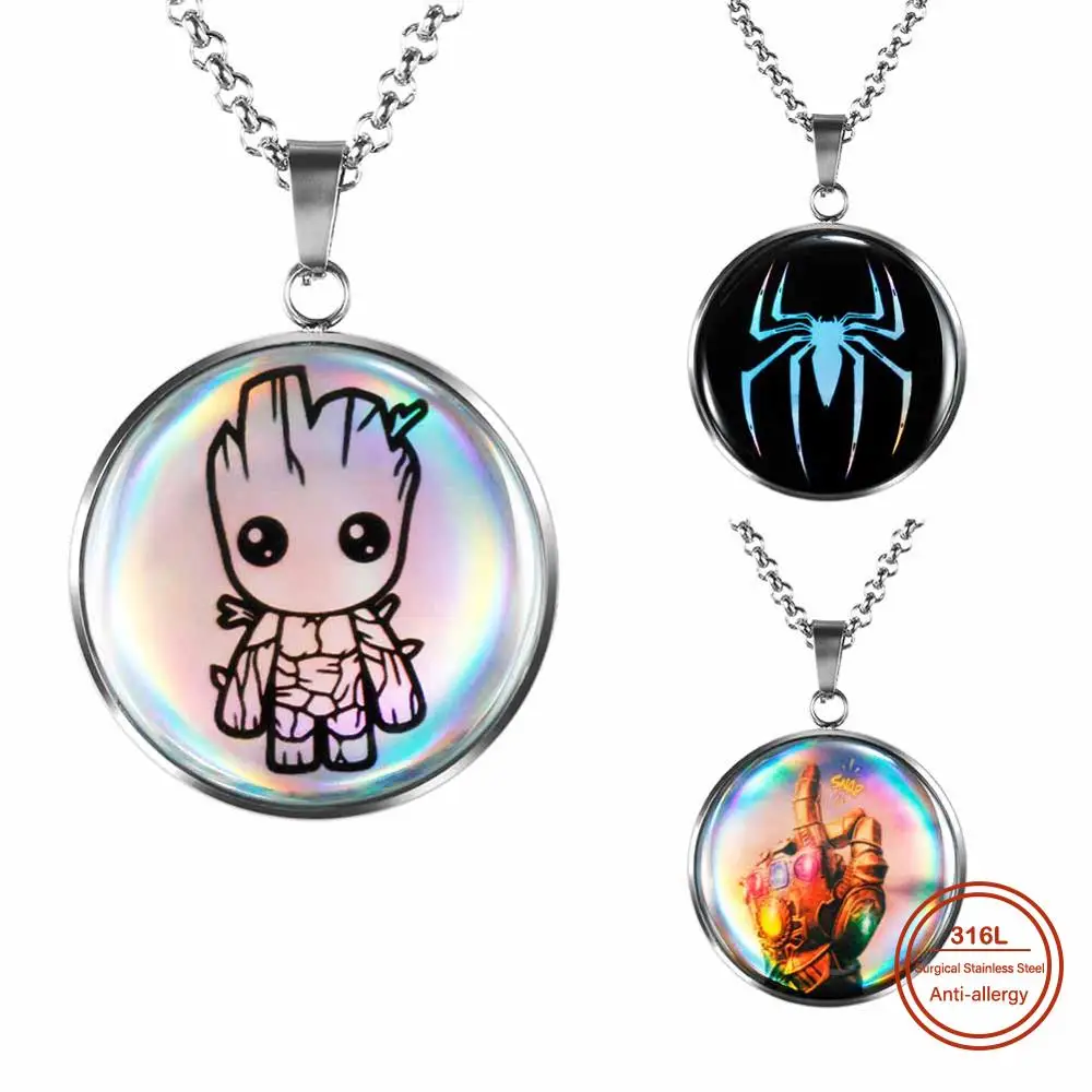 Женский кулон-медальон из нержавеющей стали | Украшения и аксессуары