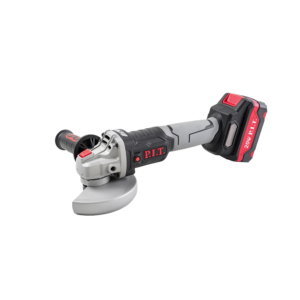 Шлифмашина угловая аккумуляторная бесщёточная P.I.T. PWS20H-125A/1 20В 125мм 7000об/мин 1акб