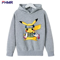 childrens clothing pikachu hoodie new spring korean version