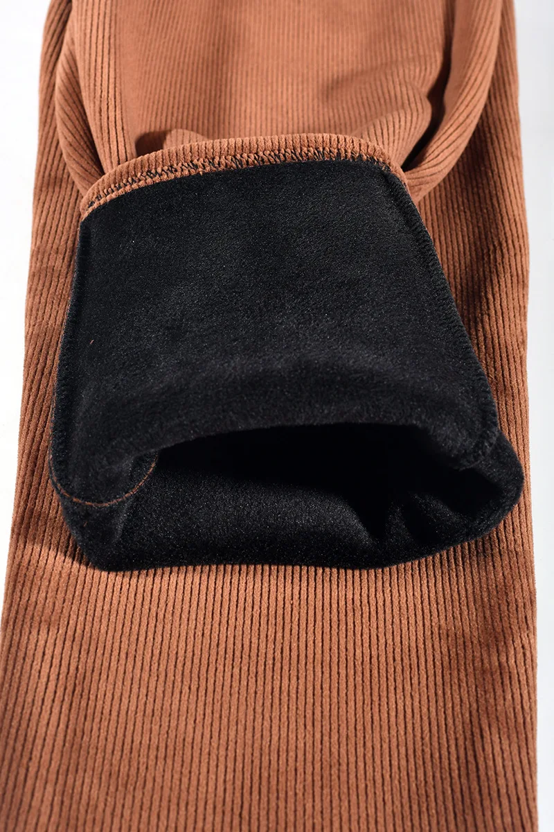 

Women pants large size winter Cotton pants Plus velvet warm Corduroy trousers Down cotton Quality Assurance free shipping