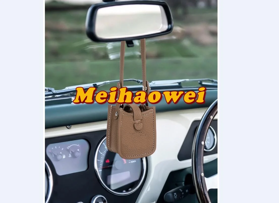 New Charm Trendy Handbag Pendant Ornament Cute Keychians Gift Arrival Leather Mini First CowLeather Bag