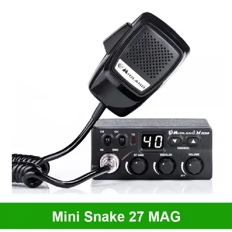 Радиостанция car Midland M zero plus + Антенна Mini Snake 27 MAG