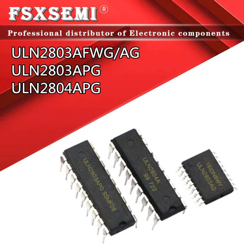 

10PCS ULN2803AFWG SOP18 ULN2803AG SOP ULN2803 SMD ULN2803A 2803AFWG SOP-18 ULN2803APG ULN2803AN DIP-18 ULN2804APG ULN2804A DIP