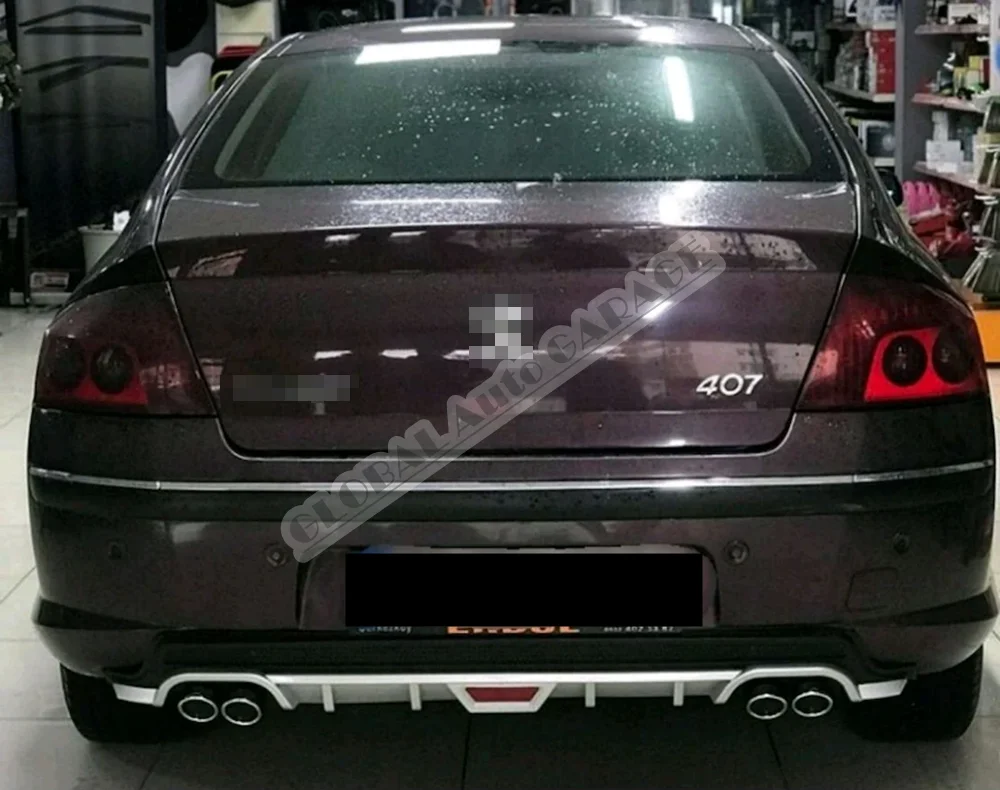 Удлинитель для заднего бампера Peugeot 407 2005 2006 2007 2008 2009 2010 | Автомобили и мотоциклы