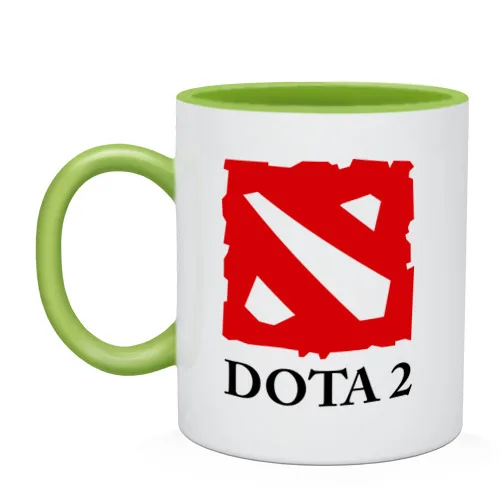 Кружка двухцветная Logo Dota 2|Кружки| |