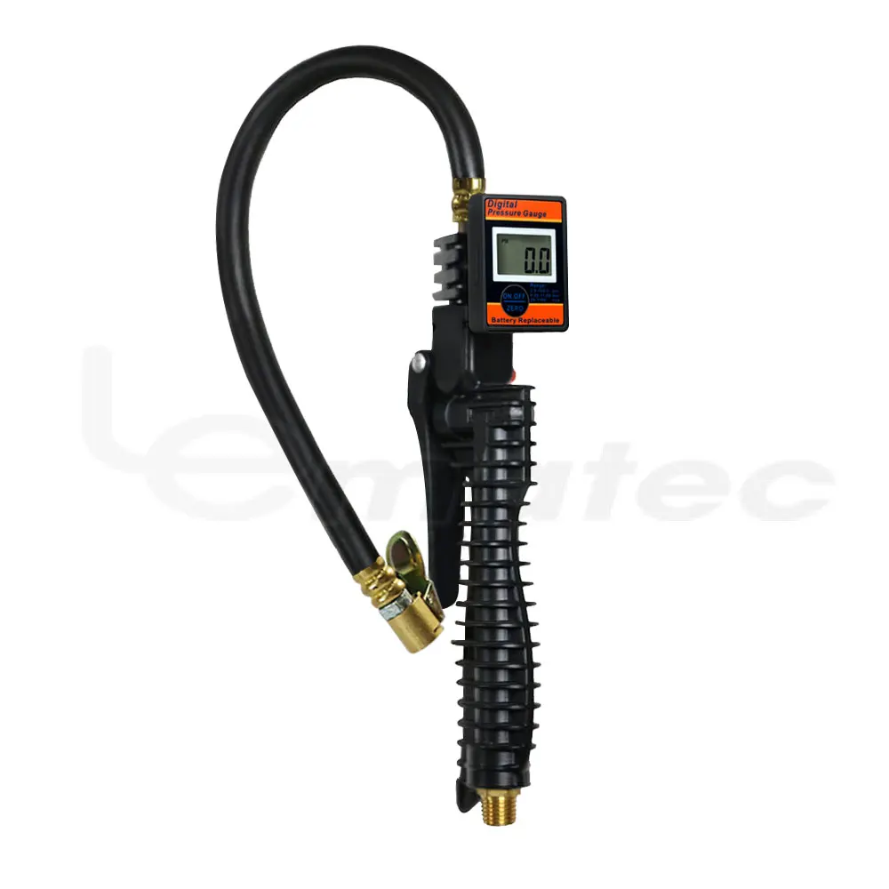 Легковесный Электрический шинный насос LEMATEC с цифровым манометром воздушный