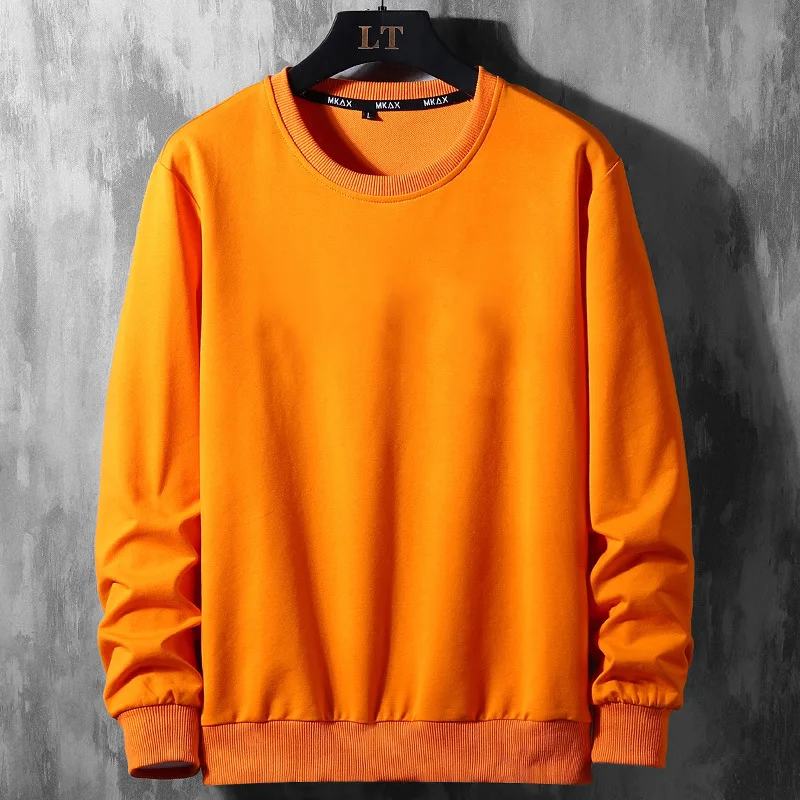 

Men's Big T-shirt Large Size 7XL 9XL Autumn and Winter Long-sleeved Round Neck Letter 58 60 62 Home Navy Blue T-shirt 150KG