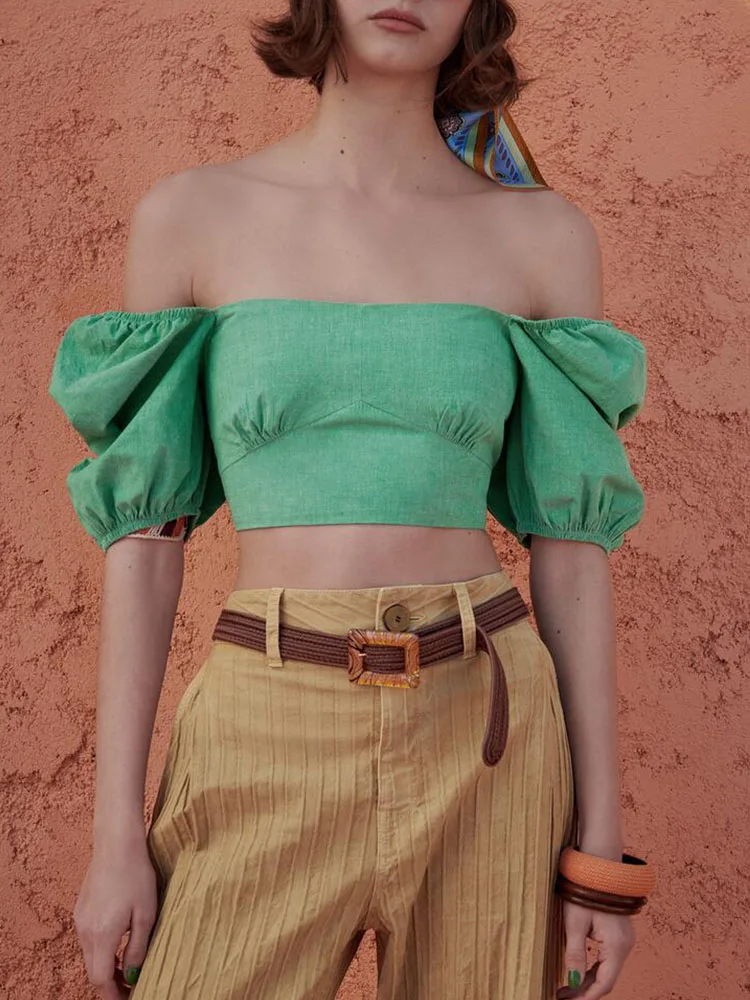 

ZA женские летние босоножки, все-матч с открытыми плечами с квадратным вырезом; Футболка с короткими рукавами + платье-пачка с бантом декорат...