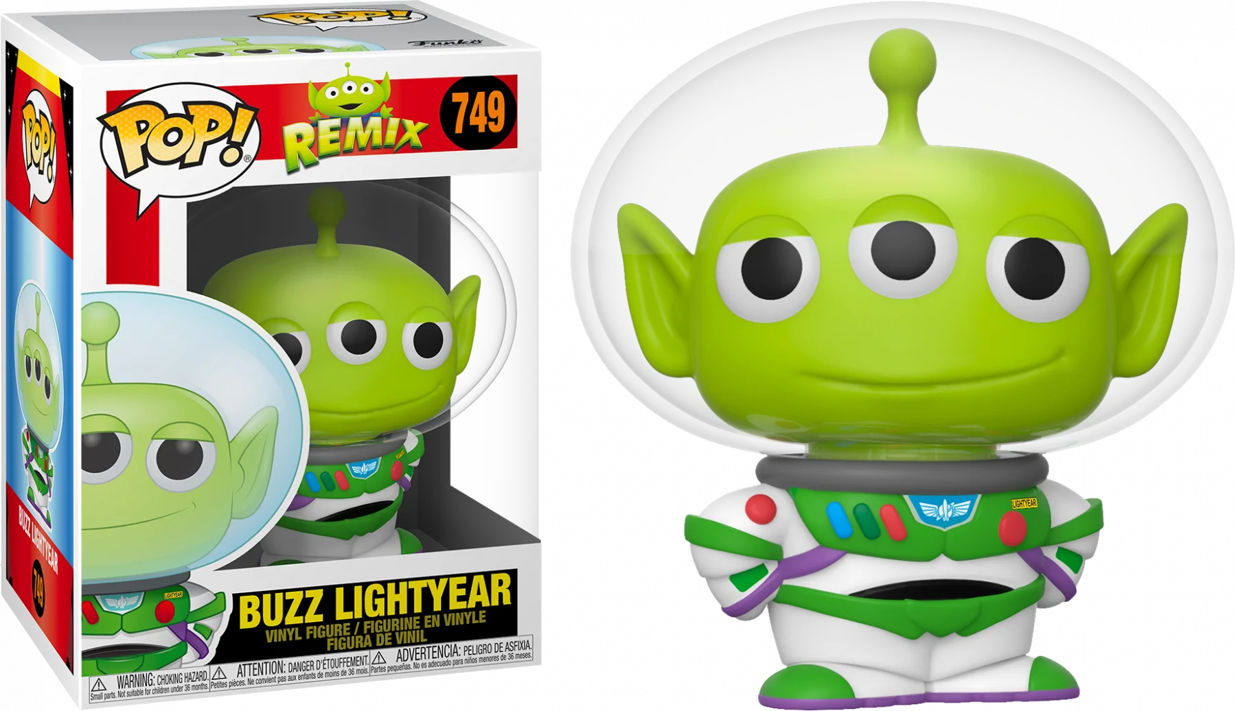 Fk461 Funko Pop Disney Pixar Alien Remix Buzz Lightyear Original Podarok Kollekciya Malchik Devochka Igrushki I Hobbi Aliekspress
