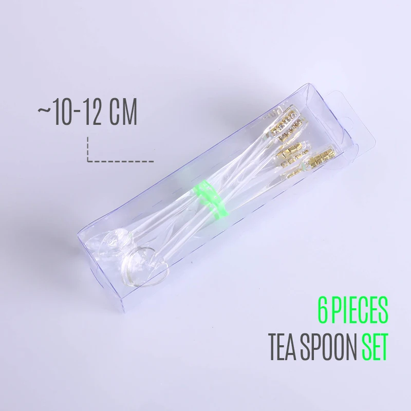 Набор чайных ложек из 6 предметов креативные кофейные ложки столовые приборы