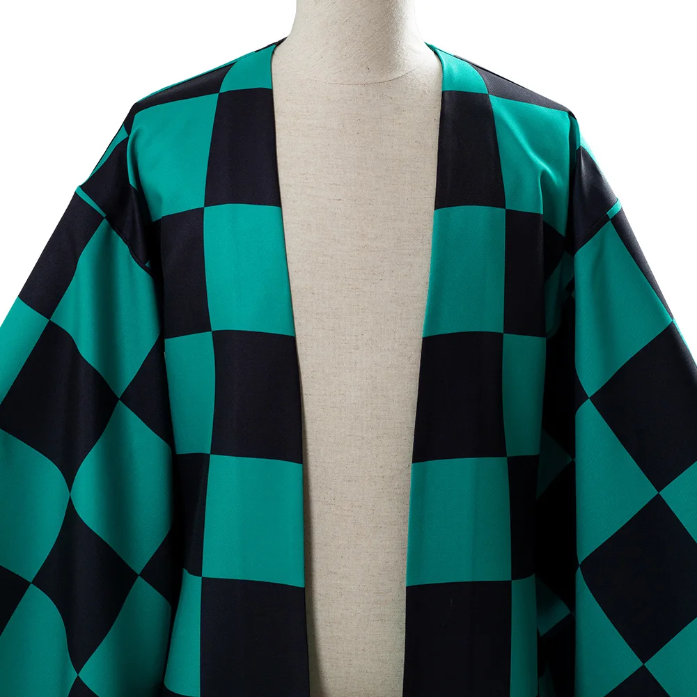 Кимоно-пальто для взрослых мужчин косплей-кимоно танджиро камадо рассекающий