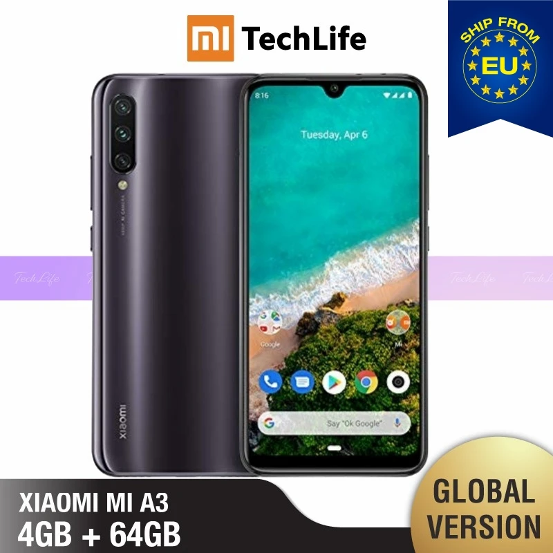 Глобальная версия Xiaomi Mi A3 64 Гб ROM 4 RAM (абсолютно новая/запечатанная) mi a3 mia3| |