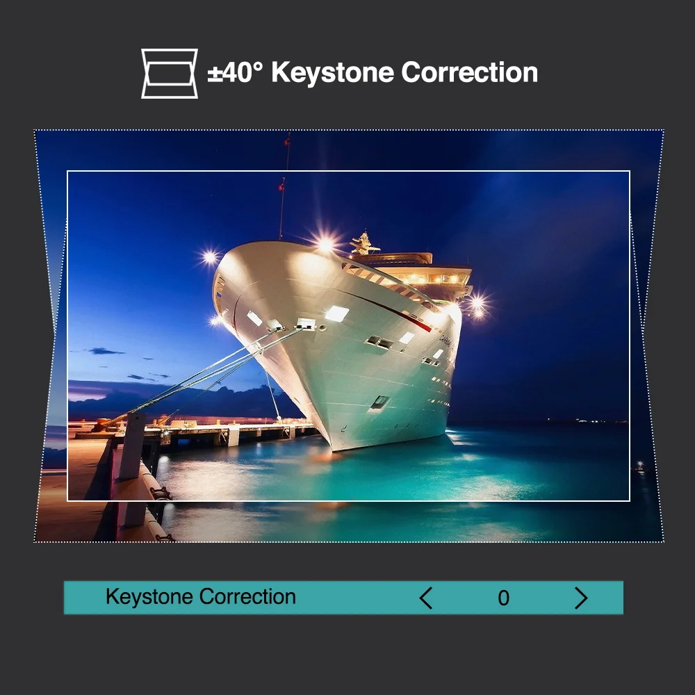 2021 новый вертикальный проектор 1080P разрешение Поддержка беспроводной Airplay