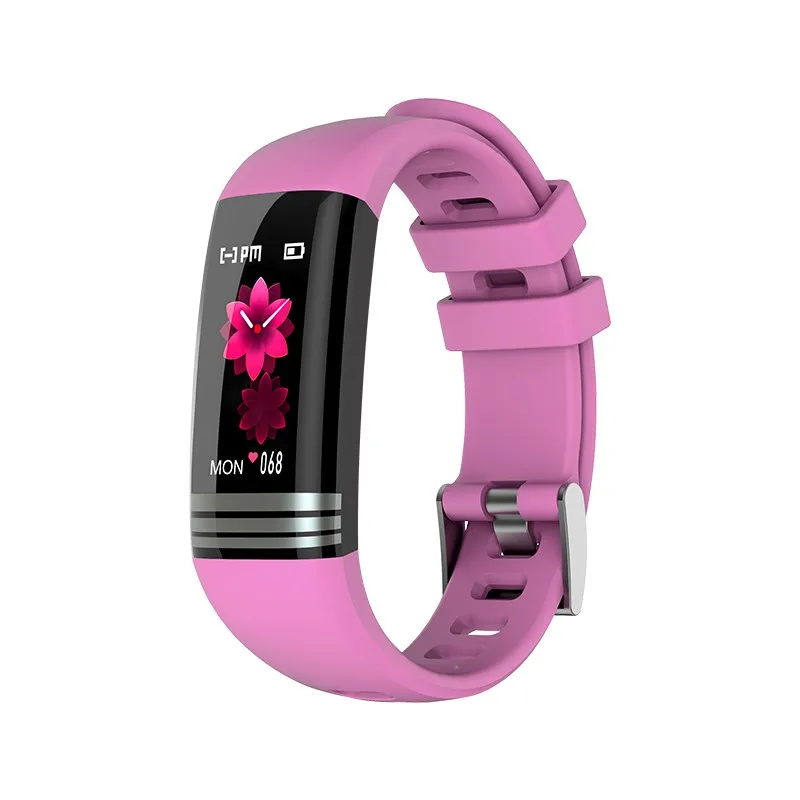 Pink G26S умный Браслет, измеритель артериального давления, пульсометр, умный Браслет, фитнес-трекер, Bluetooth 4,2, телефон, шагомер, фитнес-браслет - Цвет: Pink