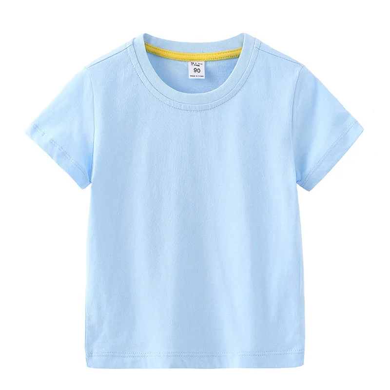 

ZWY1768 Summer cartoon print Tshirt Clothes Kids Boys Girls Sport Cotton T-Shirt Clothing Child Tees Kid Casual Tops