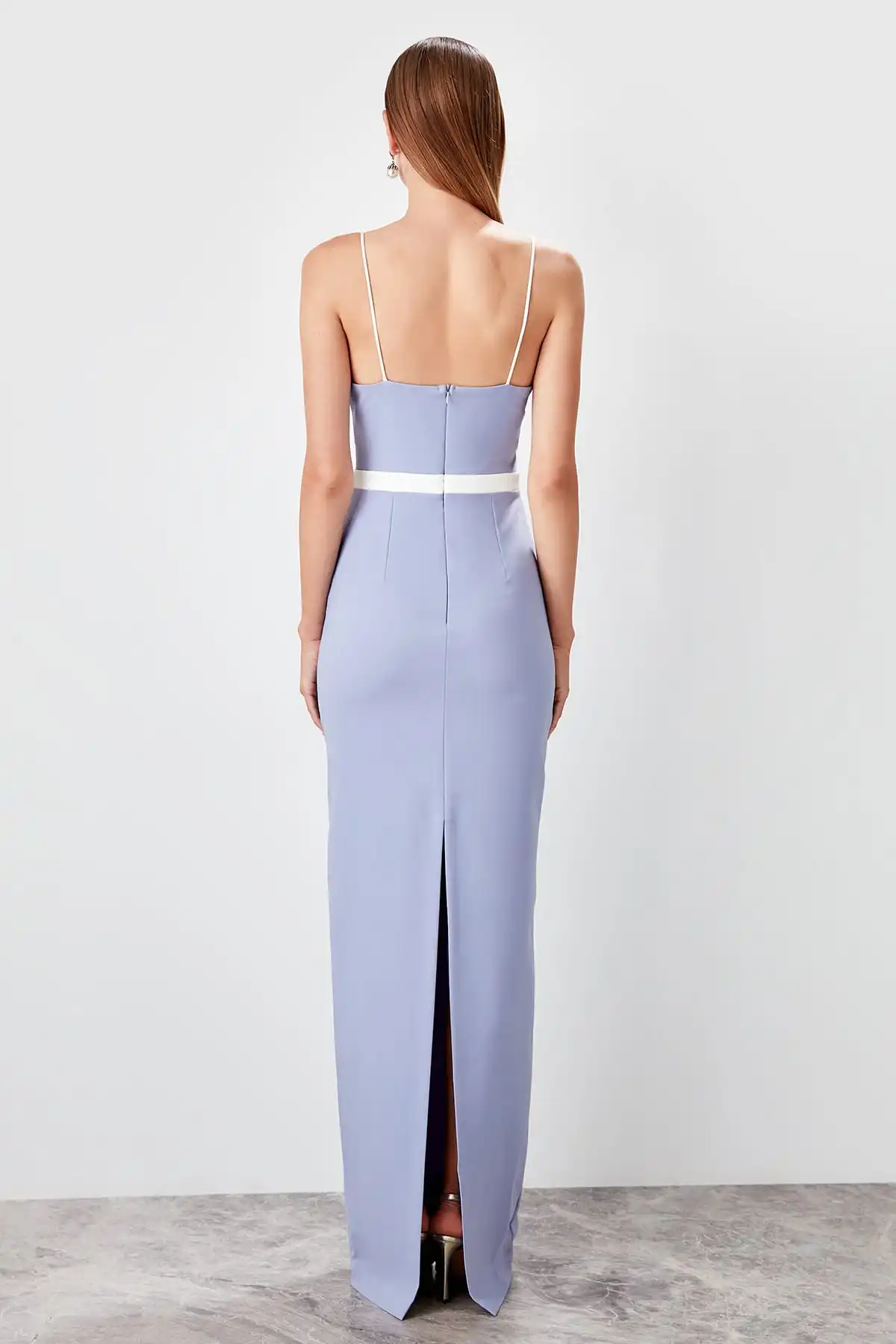 Trendyol с цветными блоками вечернее платье TPRSS19BB0547 | Свадьбы и торжества