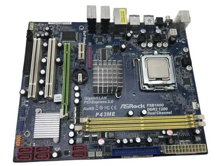 Материнская плата ASRock P43ME LGA775 | Компьютеры и офис