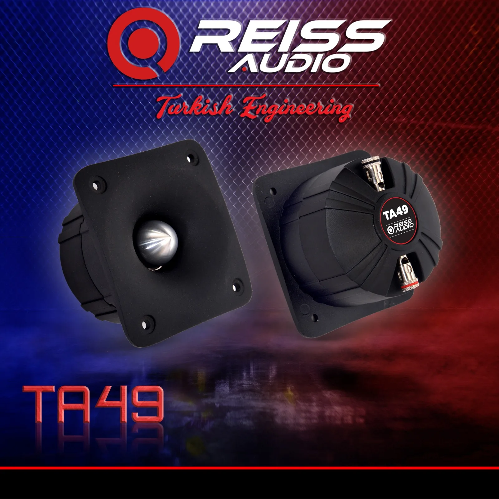 

RS-TA49 BULLET TWEETER 9,2 см-максимальная мощность 200- 6 Ом-две штуки в коробке
