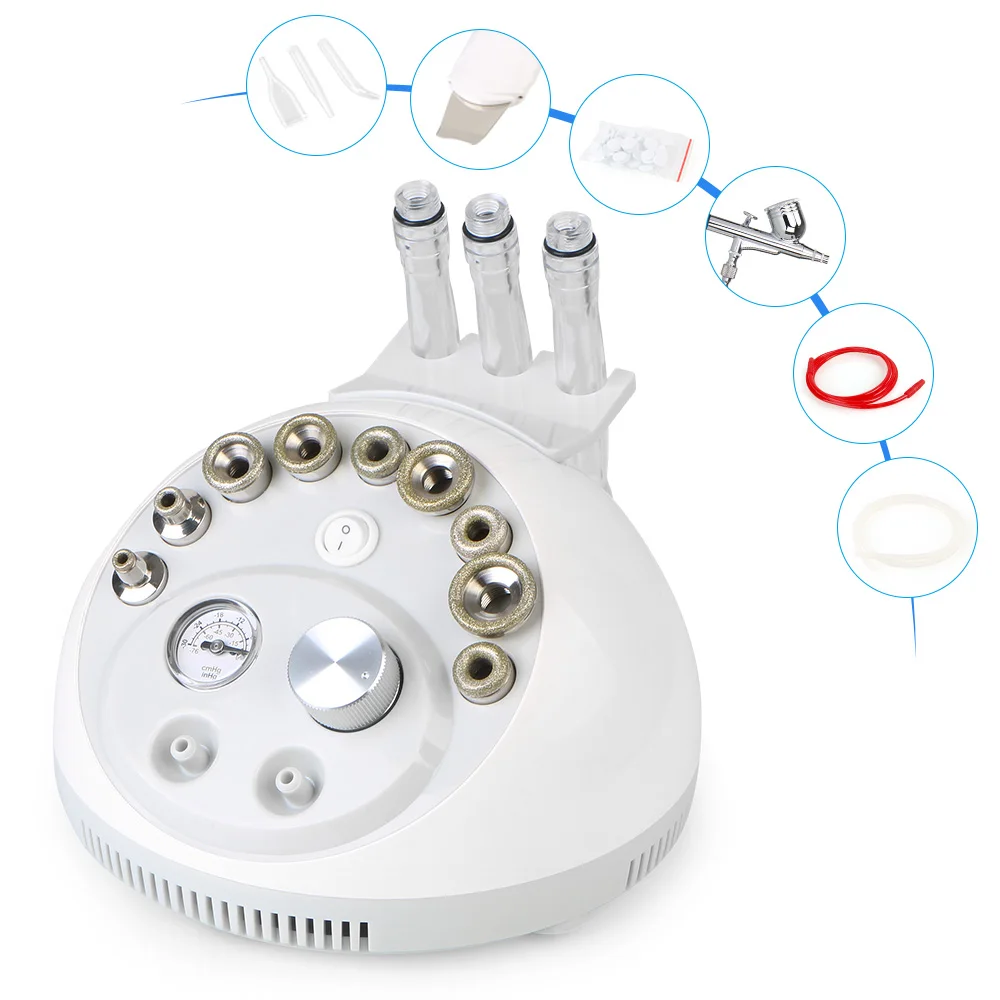 3 в 1 дермабразия микродермабразия кожи скруббер вакуумный распылитель воды