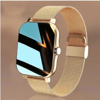 2021 hot men smart watch 1 69 color screen full touch fitness tracker bluetooth call smart clock ladies smart watch female