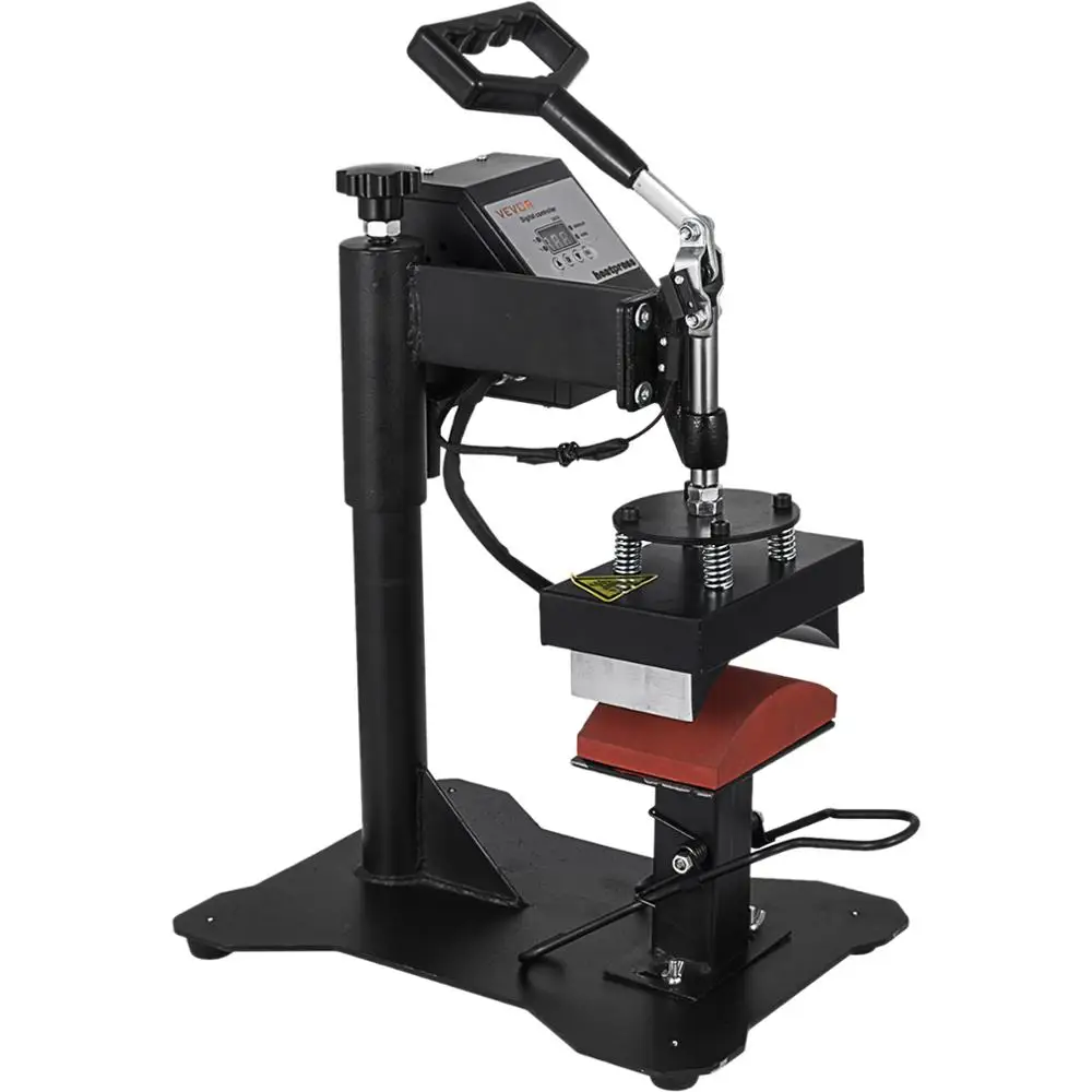 Цифровой качели от шляпа тепла Пресс под давлением и температурой для Шапки|press