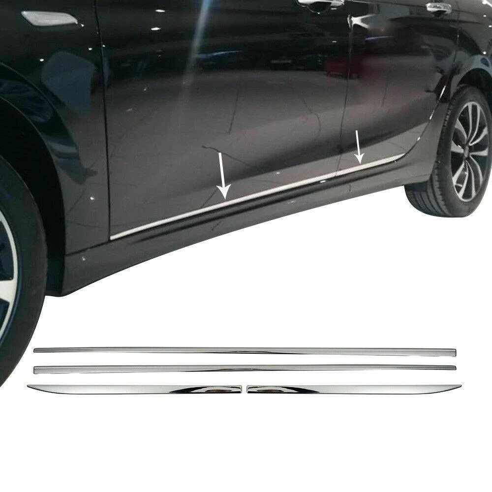 

Fiat Fullback Chrome Side Door Streamer 4 Piece Stainless Steel (2016-)