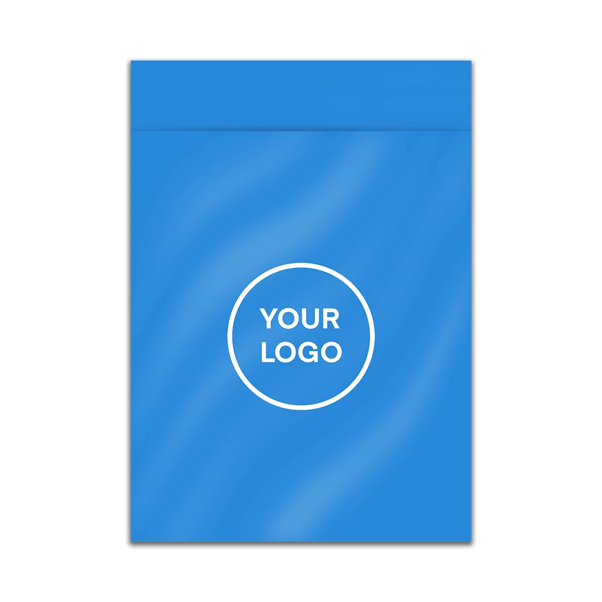 Синие пластиковые пакеты для почтовых отправлений полиэтиленовые с