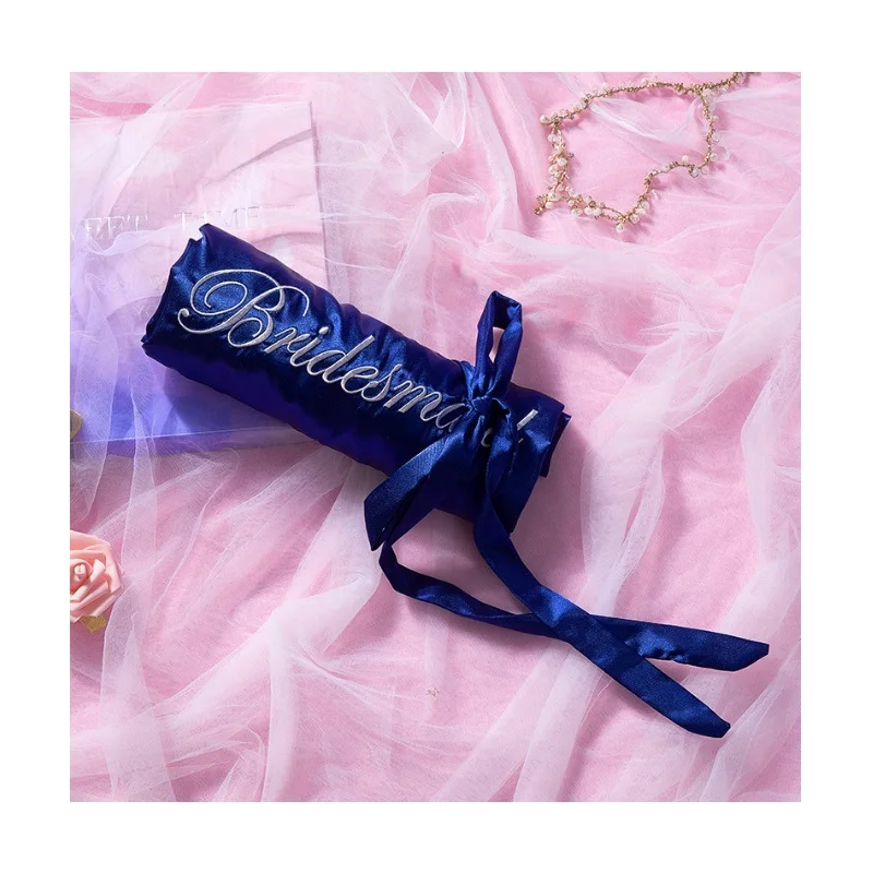 

Wedding Bride Bridesmaid Robe Dressing Gown Sexy Women Bathrobe Nightgown Short Sleepwear Casual Flower Kimono Geisha M L XL