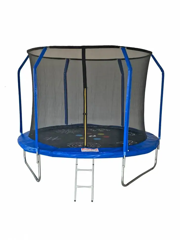 12ft 3.66 m sportelite game trampoline with print protective mesh ladder fr-50-12ft | Спорт и развлечения