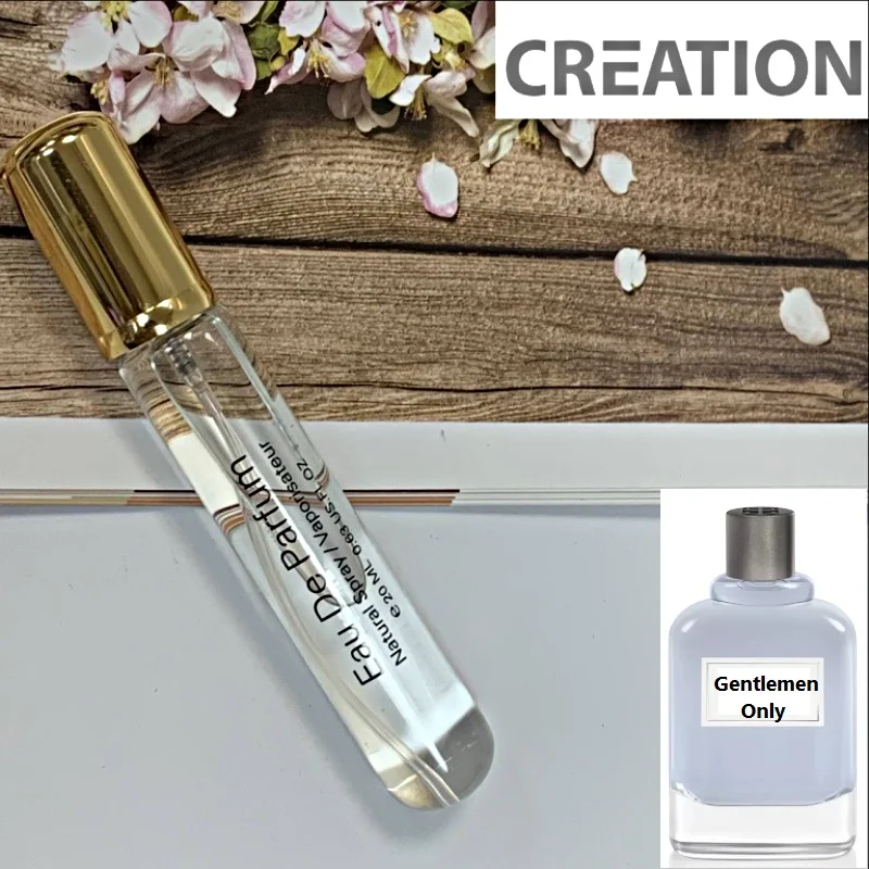 Парфюмерия мужская CREATION Gentlemen Only . Разливной парфюм стойкий модный аромат 20 мл. |