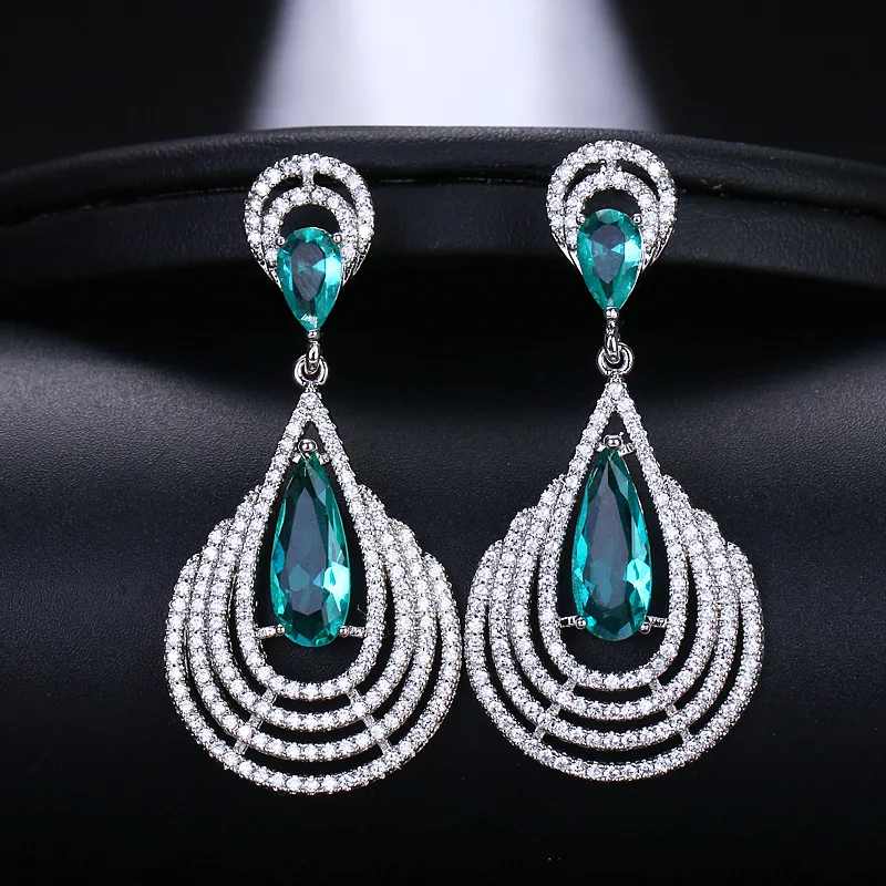 

Drop-Shaped European And American Ethnic Style Circle Tassel Personality Fashion Earring For Women Party Wedding Gifts