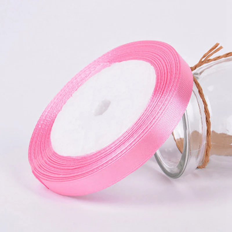 25 ярдов/рулон корсажные атласные ленты для свадьбы украшения рождественской