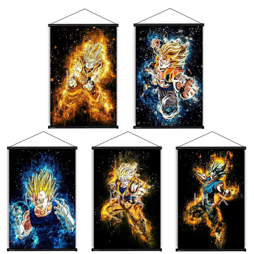 

Anime Dragon Ball Canvas Creative Poster Print Picture Goku Vegeta Mural Wall Art Decoration Living Room Home Decor Cuadros