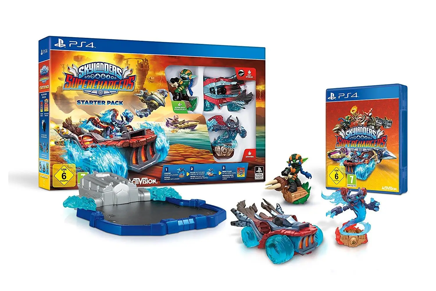 Стартовый пакет для PS4 SKYLANDERS SUPERCHARGERS | Игрушки и хобби