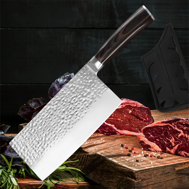 7-дюймовый кованый кухонный нож из нержавеющей стали острый для нарезки 1 шт. |