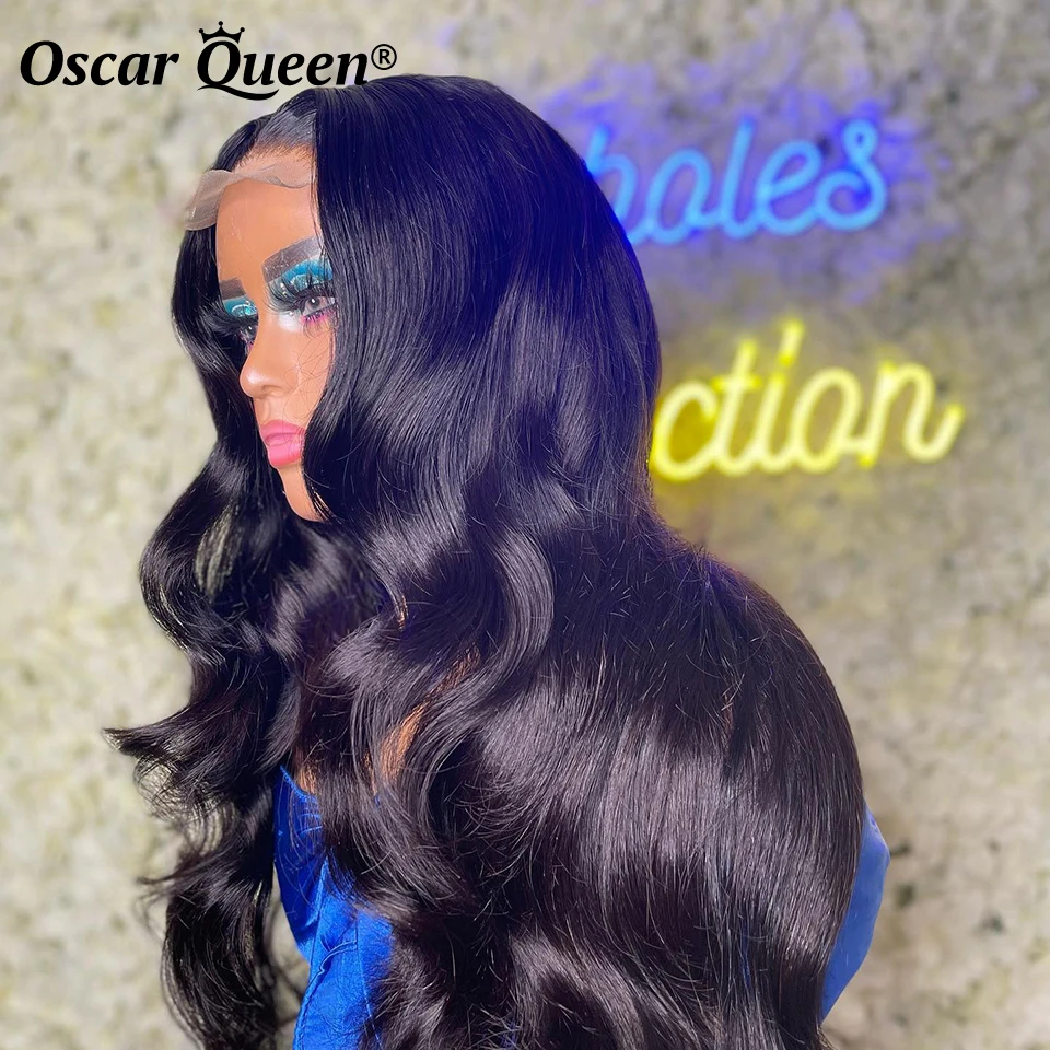 

Glueless Full Lace Wig HD Transparent Lace Peruvian Remy Body Wave Full Lace Human Hair Wigs For Women Preplucked 150 Density