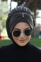 instant turban for women scarf head wrap headwear sleep cap beanie hat