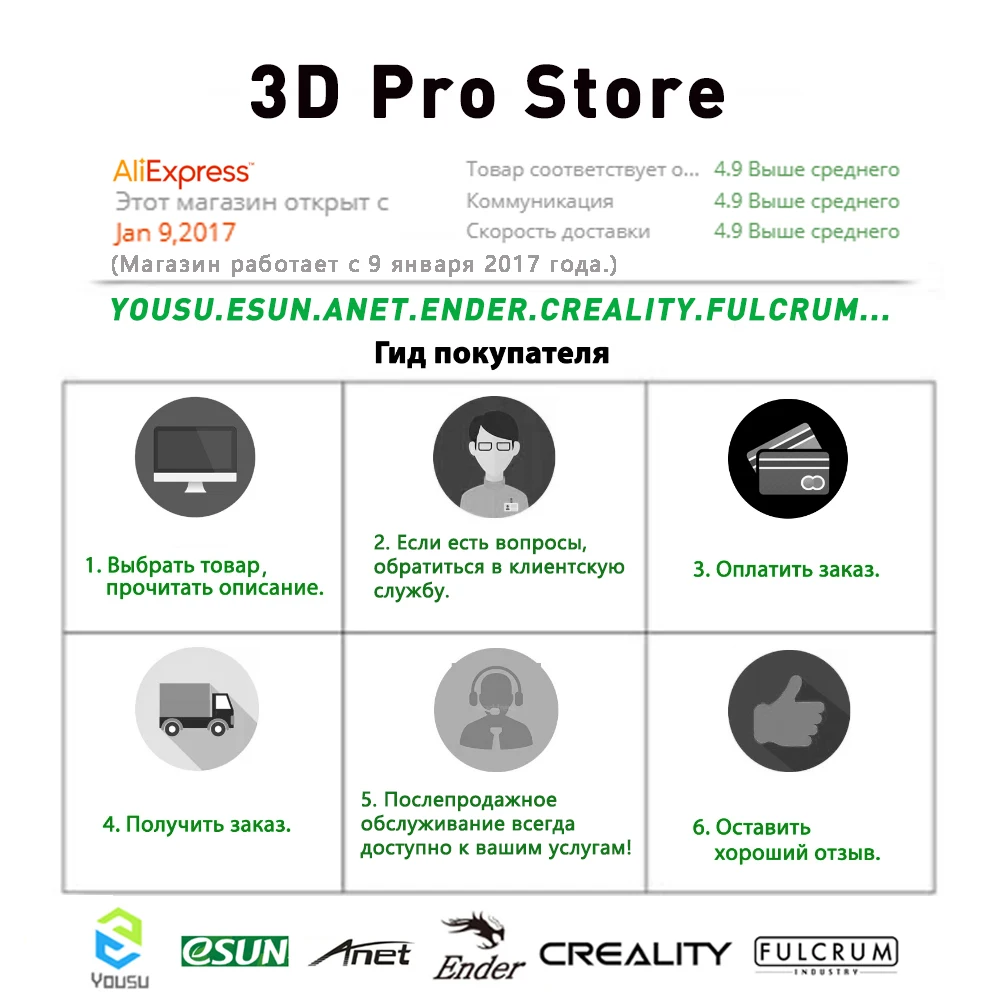 Anet A9 поддержка 3D принтера ABS / PLA HIPS рамка из алюминиевого сплава легкая сборка