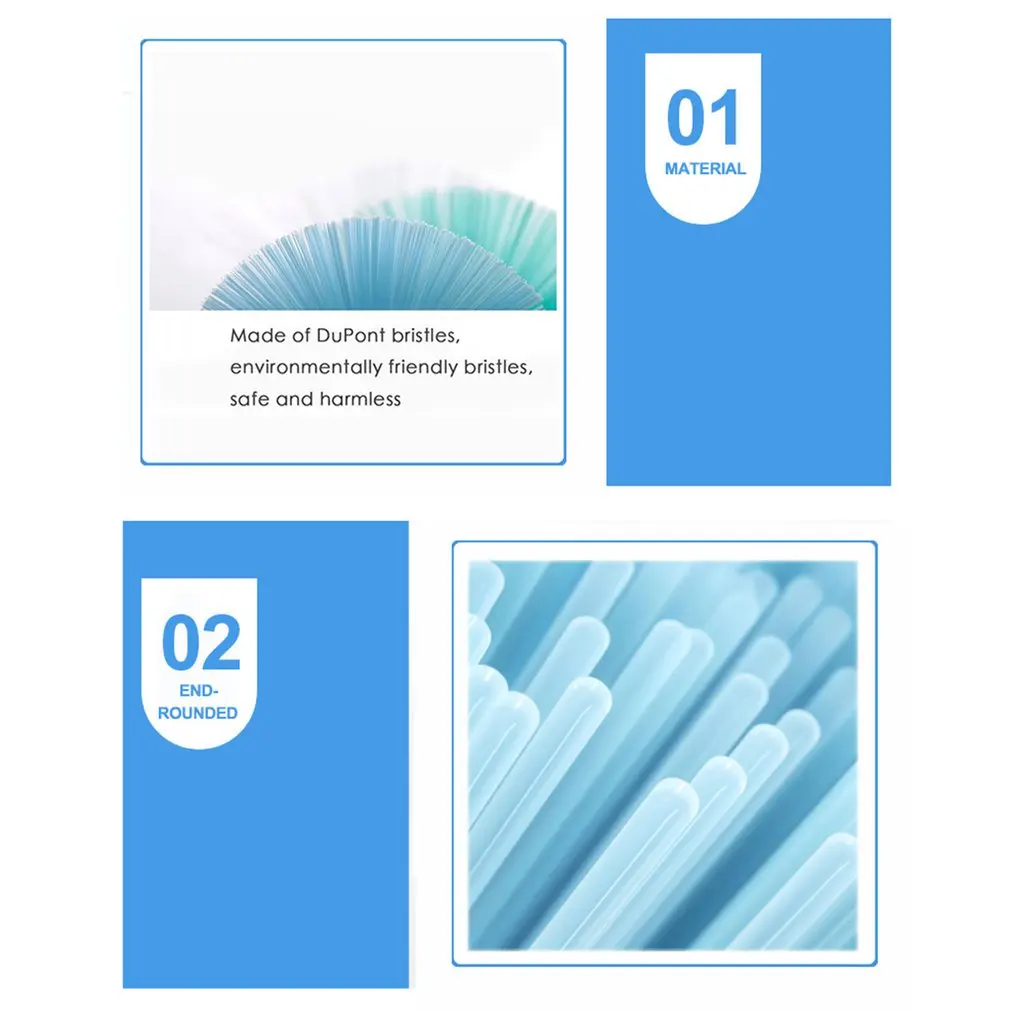 4 шт./компл. вращающаяся Сменная головка для электрической зубной щетки Oral B D12/d16