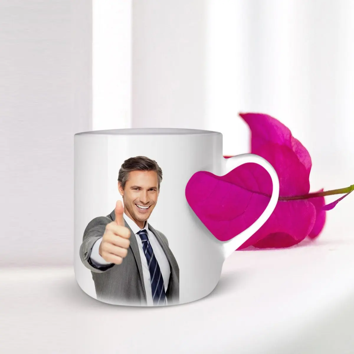 

Personalized Ceramic White Mug Cup