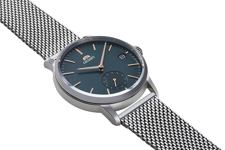 Orient RA SP0006E современные мужские часы зеленый циферблат сталь Ремешок кварцевые из