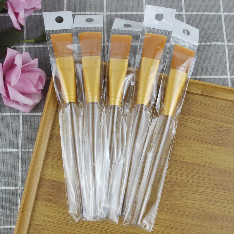 

5PCS Facial Mask Application Brushes Soft Synthetic Brushes Mud Mask Mixing Brush Makeup Brushes Cosmetic Face Makeup Tools